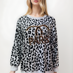 Paris Leopard Print Top