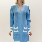2 Pocket Stripe Cardigan