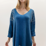 V-Neck Fancy Diamante  Top