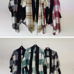 Fancy Cardigan Check Print