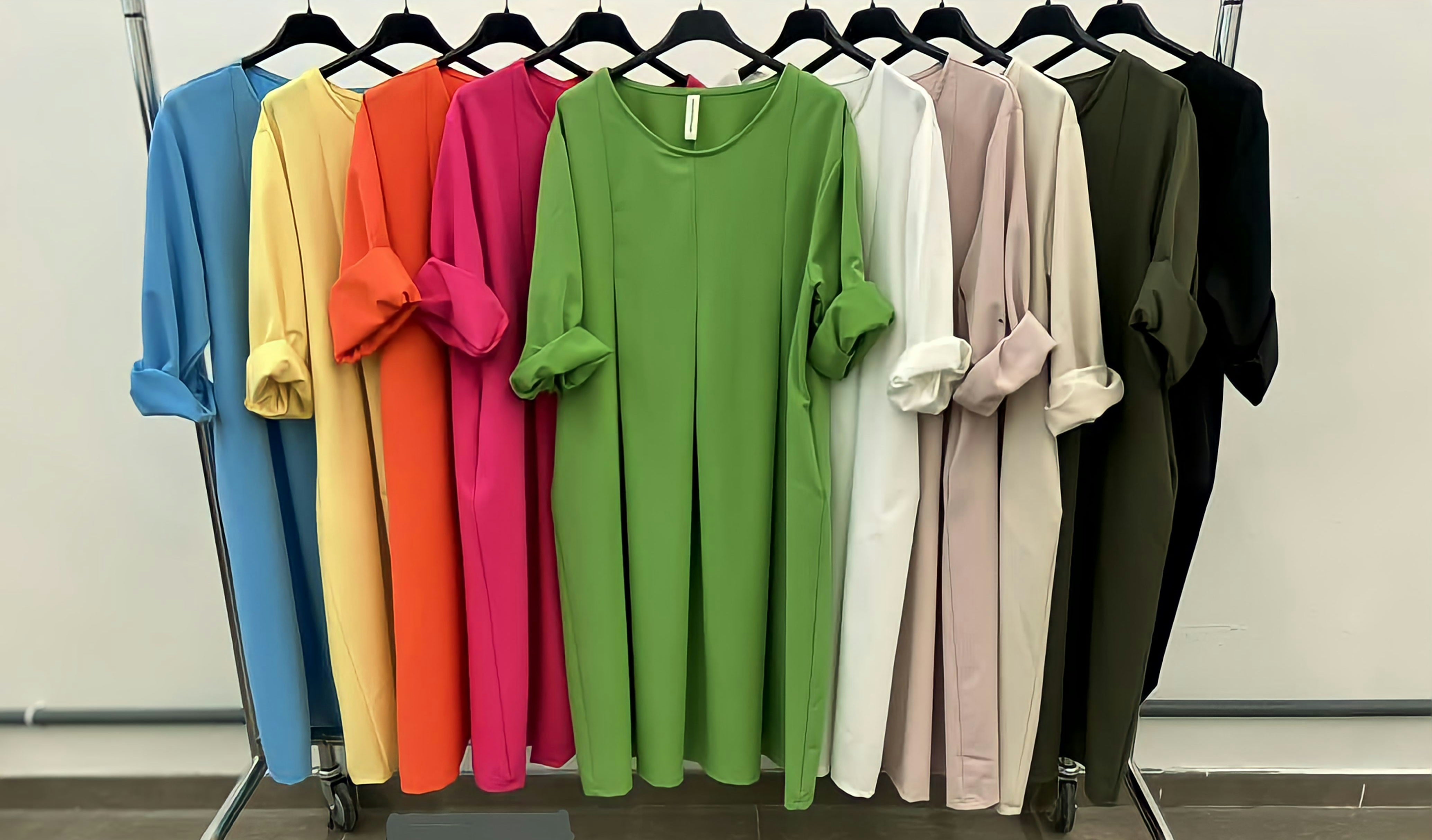 Pleated Pocket Dress