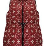 Smiley Print Short Gilet