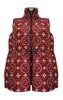 Smiley Print Short Gilet