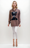 Butterfly Face Print Hoodie