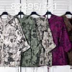 Mix Flower Print Jacket
