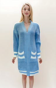 2 Pocket Stripe Cardigan