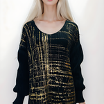 Foil Print Jumper