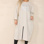 Diamante Long Sleeve Dress