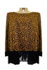 Leopard Print Frill Top