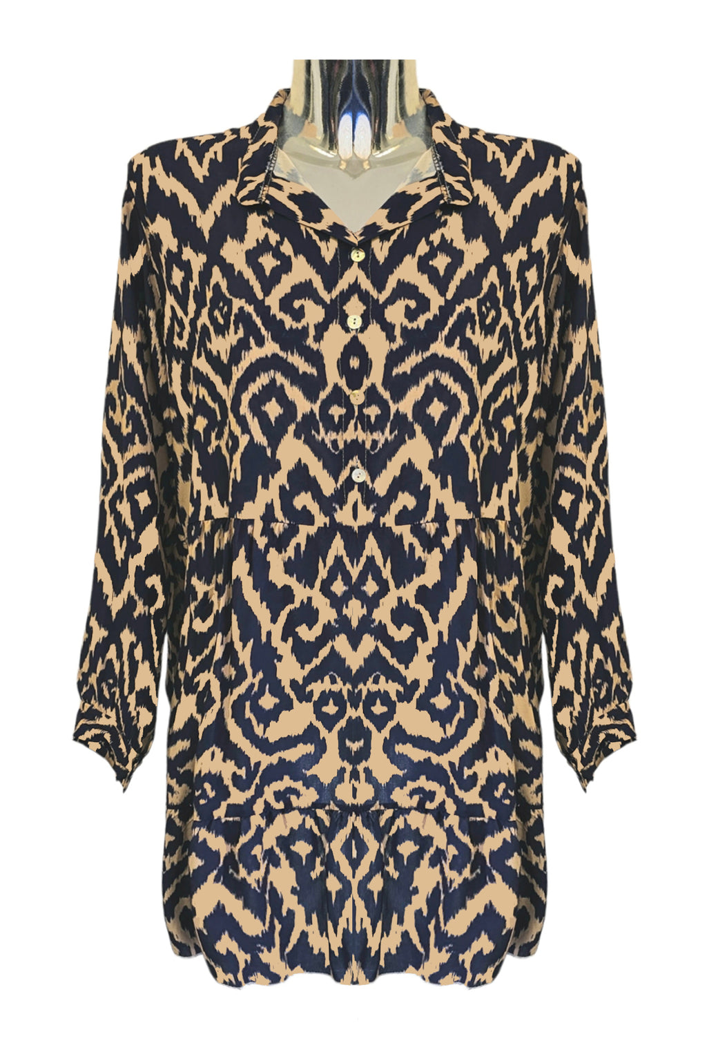Printed Smock Dress
