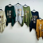 Collage Zip Top