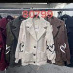 Heart Sleeve Coat