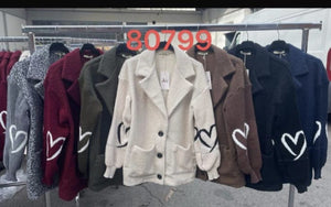 Heart Sleeve Coat