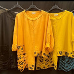 Asymmetric Leopard Print Top