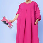 Pleated Pocket Dress