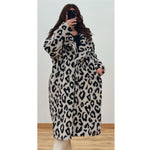 Leopard Pattern Oversize Coat
