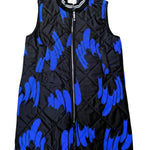 Printed Quilted 3/4 Gilet