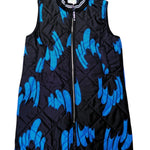 Printed Quilted 3/4 Gilet