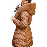 Puffer Fur Coat