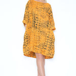 Linen Snake Print Tunic