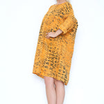 Linen Snake Print Tunic