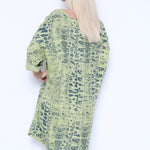 Linen Snake Print Tunic