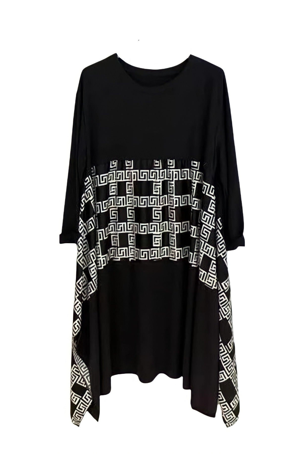 Greek Print Dress