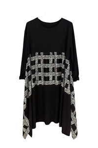 Greek Print Dress
